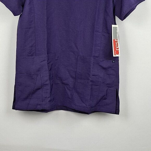 Crest Scrubs Top NWT - Picture 3 of 11